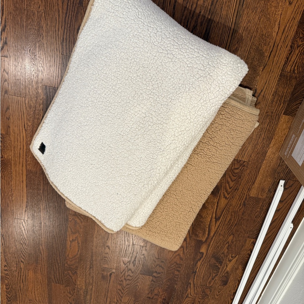TWO UGG Sherpa Reversible Blankets